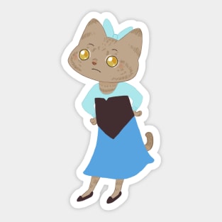 Mermaid cat Sticker